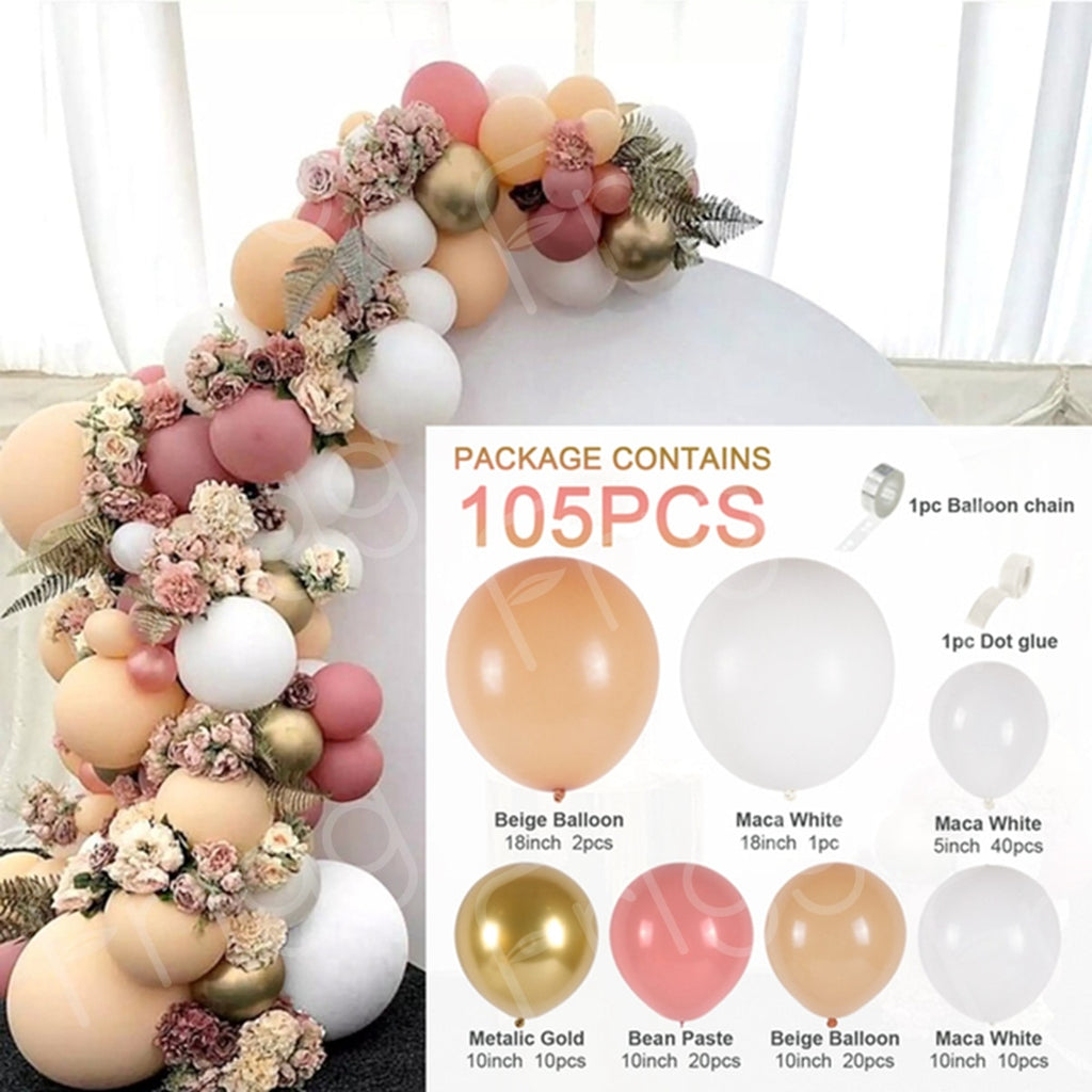 Macaron Pink Balloon Garland Arch Kit Wedding Birthday Party Decoration Kids Globos Rose Gold Confetti Latex Ballon Baby Shower - Originalsgroup