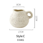 Nordic Simple Style Art Ceramic Flower Vase Modern Light Luxury for Dried Flower Arrangement Vases Home Soft Decorations Vases - Originalsgroup