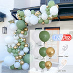 Balloons Arch Set Pink White Gold And Confetti Balloon Garland Wedding Baby Baptism Shower Birthday Party Balloon Decoration - Originalsgroup