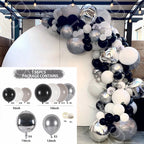 Black Gold Balloon Garland Arch Kit Confetti Latex Balloon 30th 40th 50th Birthday Party Balloons Decorations Adults Baby Shower - Originalsgroup