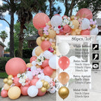 Macaron Pink Balloon Garland Arch Kit Wedding Birthday Party Decoration Kids Globos Rose Gold Confetti Latex Ballon Baby Shower - Originalsgroup
