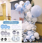 Blue Macaron Balloon Garland Arch Kit Birthday Party Decor Foil Latex Ballon Wedding Birthday Party Baby Shower Kids Baloon - Originalsgroup