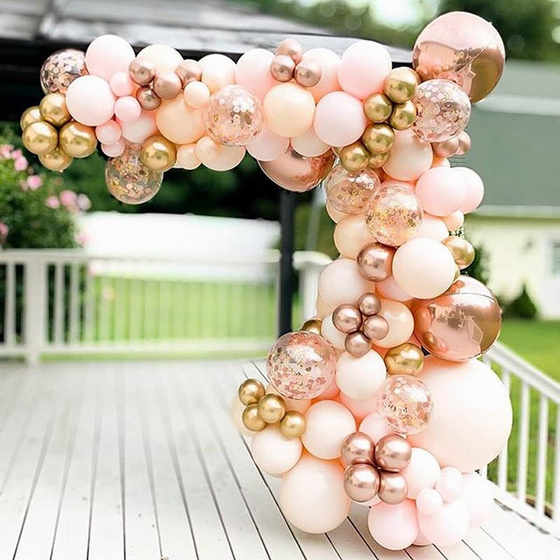 Morandi Color Balloon Chain Set Birthday Party Wedding New Year Decoration Supplies Macaron Ballon Combination - Originalsgroup
