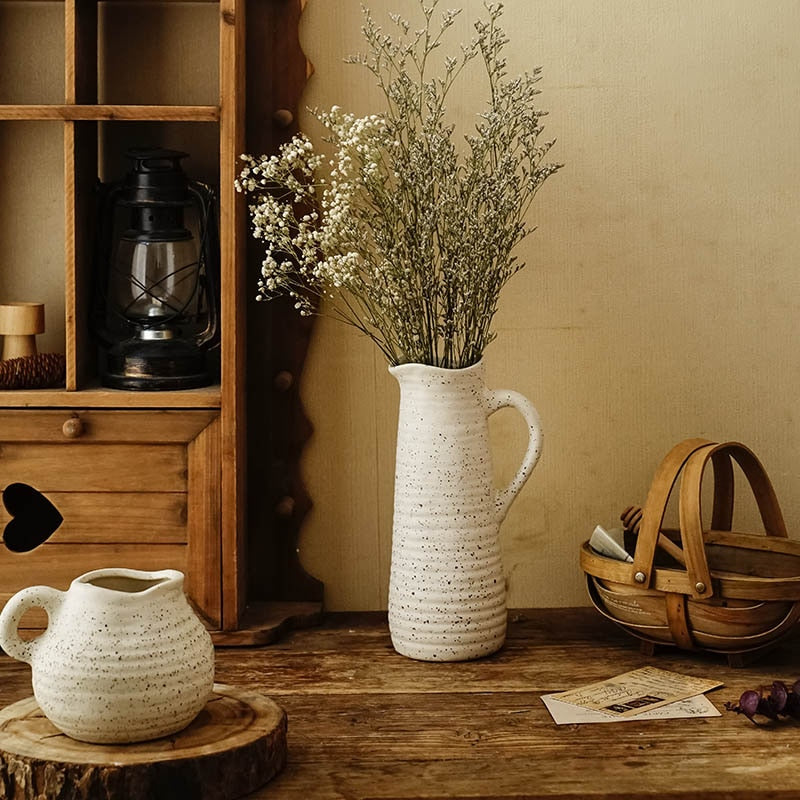 Nordic Simple Style Art Ceramic Flower Vase Modern Light Luxury for Dried Flower Arrangement Vases Home Soft Decorations Vases - Originalsgroup