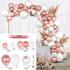 Macaron Pink Balloon Garland Arch Kit Wedding Birthday Party Decoration Kids Globos Rose Gold Confetti Latex Ballon Baby Shower - Originalsgroup