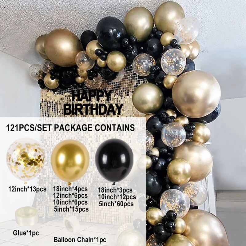 Macaron Balloons Garland Latex Ballons Arch Happy Birthday Party Decor Kids Adult Wedding Baloon Chain Baby Shower Balloon - Originalsgroup