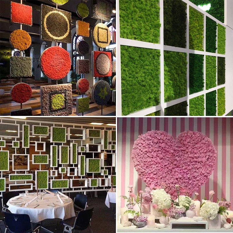 20/40g Artificial Green Plants Eternal Life Moss Grass Home Living Room Garden Decoration Mini Landscape Fake Flower DIY Crafts - Originalsgroup