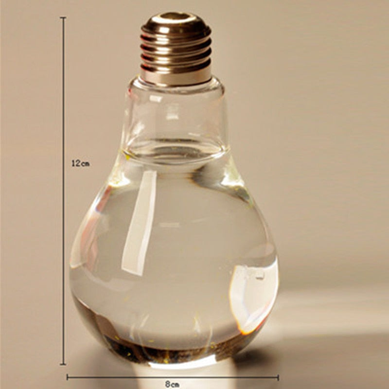 Home Decor Wedding Decoration Light Bulb Transparent Glass Vase Fashion Hydroponic Flower Vase Gifts Retro DIY - Originalsgroup