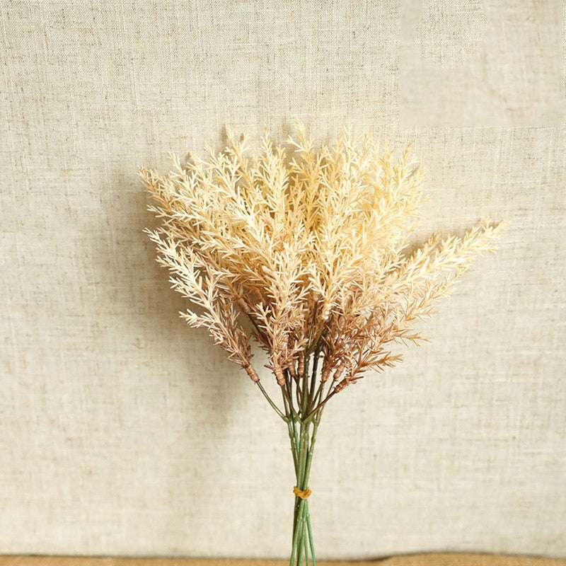 6pc/lot High Quality Plastic Artificial Flowers Home Room Autumn Deocration Wedding Bouquet Decor Accessories Coffee Fake Flower - Originalsgroup