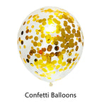 Balloons Arch Set Pink White Gold And Confetti Balloon Garland Wedding Baby Baptism Shower Birthday Party Balloon Decoration - Originalsgroup