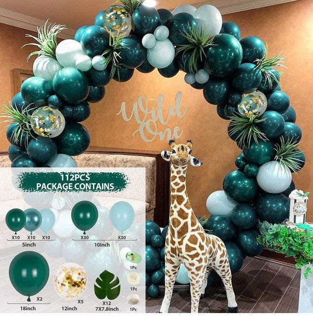 Coffee Brown Balloon Garland Arch Kit Birthday Party Decorations Kids Latex Baloon Baby Shower Teddy Bear Theme Ballon Decor - Originalsgroup