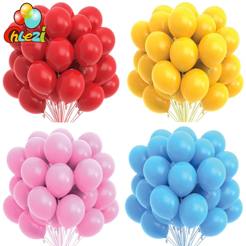 10/20pcs Gold Black Pink Latex Balloons Birthday Party Decorations Adult Wedding Decorations Helium Globos Baby Shower Ballon - Originalsgroup