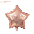 Rose Gold Wedding Birthday Party Balloons Happy Birthday Letter Foil Balloon Baby Shower Anniversary Event Party Decor Supplies - Originalsgroup