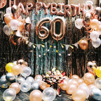Rose Gold Wedding Birthday Party Balloons Happy Birthday Letter Foil Balloon Baby Shower Anniversary Event Party Decor Supplies - Originalsgroup