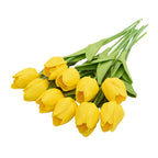 10PCS Tulip Artificial Flower Real Touch Artificial Bouquet PE Fake Flower for Wedding Decoration Flowers Home Garden Decor - Originalsgroup