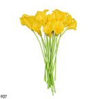 10Pcs High Quality Real Touch Calla Lily Artificial Flowers Calla Lily Bouquet For Wedding Bouquet Bridal Home Flower Decoration - Originalsgroup