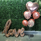Rose Gold Wedding Birthday Party Balloons Happy Birthday Letter Foil Balloon Baby Shower Anniversary Event Party Decor Supplies - Originalsgroup