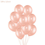 Rose Gold Wedding Birthday Party Balloons Happy Birthday Letter Foil Balloon Baby Shower Anniversary Event Party Decor Supplies - Originalsgroup