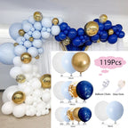 Balloons Arch Set Pink White Gold And Confetti Balloon Garland Wedding Baby Baptism Shower Birthday Party Balloon Decoration - Originalsgroup