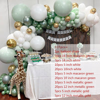 1set Retro Green Balloon Garland Arch Kit Avocado Green Balloon Wedding Birthday Party Decorations Baby Shower Kids Decoration - Originalsgroup