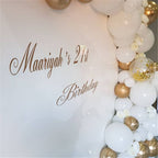98 pcs White Balloons Garland Arch Kit Confetti Metallic Gold Pastel Latex Balloon Baby Shower Birthday Graduation Party Decor - Originalsgroup
