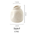 Nordic Simple Style Art Ceramic Flower Vase Modern Light Luxury for Dried Flower Arrangement Vases Home Soft Decorations Vases - Originalsgroup