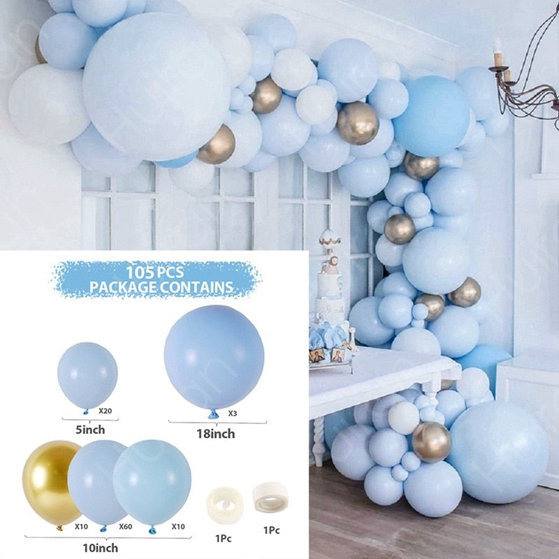 Balloon Garland Arch Kit Wedding Birthday Party Decoration Confetti Latex Balloons Gender Reveal Baptism Baby Shower Decorations by Originals Group - Originalsgroup