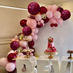 102pcs Pink Burgundy Balloon Arch Garland Kit Golden Confetti Balloons Wedding Hawaiian Party Birthday Ballons Globos Decoration - Originalsgroup