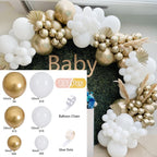 Balloons Arch Set Pink White Gold And Confetti Balloon Garland Wedding Baby Baptism Shower Birthday Party Balloon Decoration - Originalsgroup