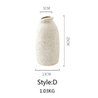 Nordic Simple Style Art Ceramic Flower Vase Modern Light Luxury for Dried Flower Arrangement Vases Home Soft Decorations Vases - Originalsgroup