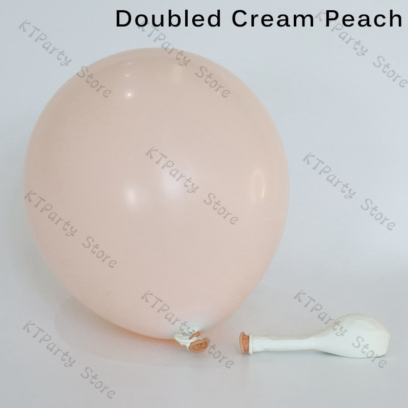 Retro Coffee Matte White Balloons Garland Arch Kit Boho Wedding Decoration Gender Reveal Birthday Baby Shower Decor Accessory - Originalsgroup