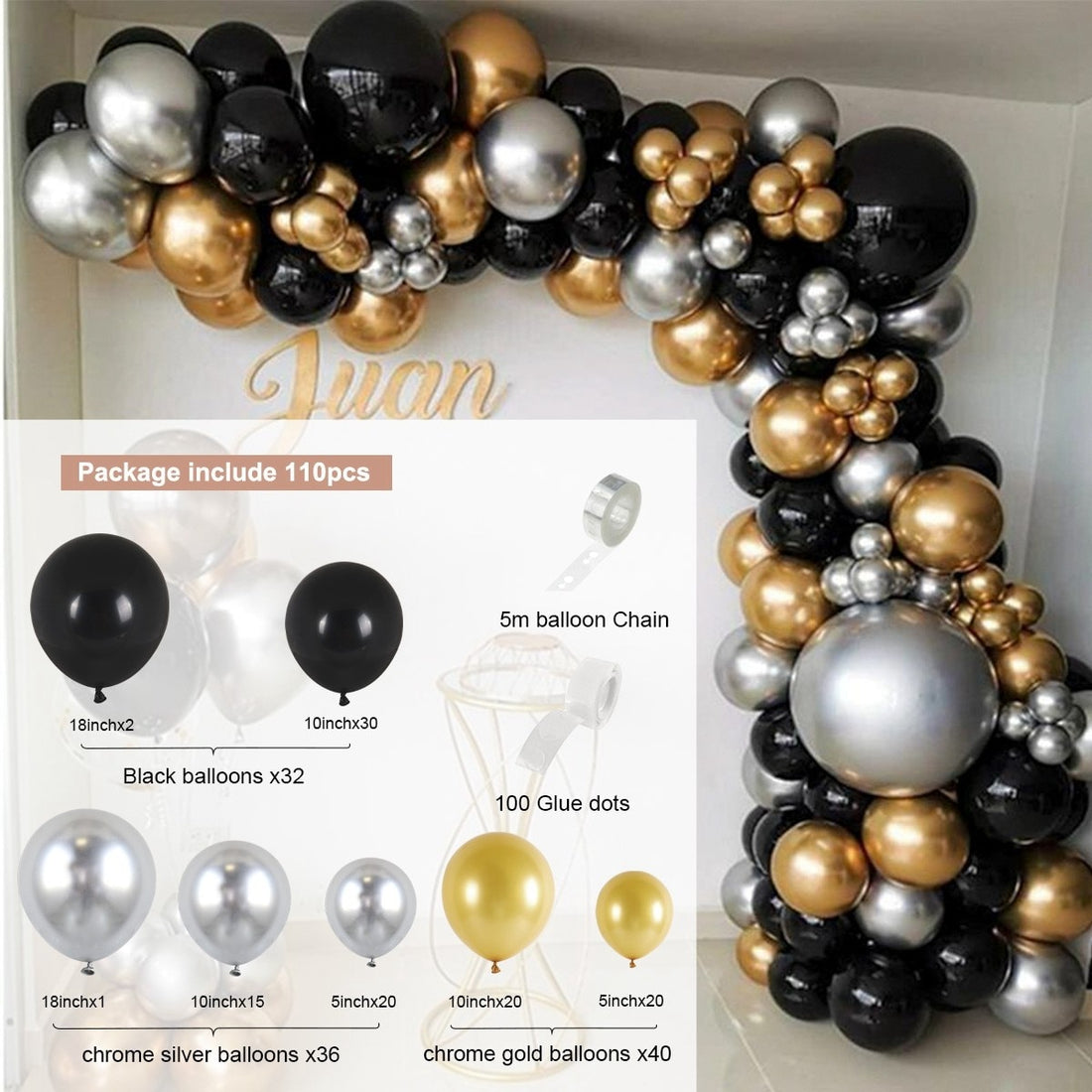 Coffee Brown Balloon Garland Arch Kit Birthday Party Decorations Kids Latex Baloon Baby Shower Teddy Bear Theme Ballon Decor - Originalsgroup