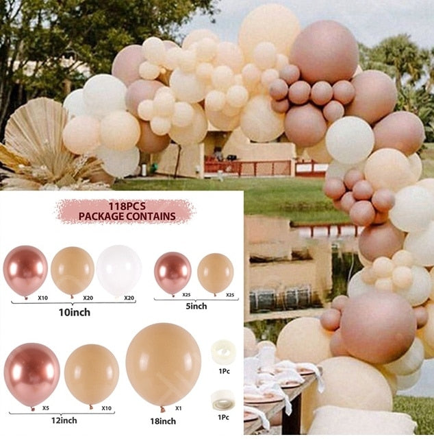 Balloon Garland Arch Kit Wedding Birthday Party Decoration Confetti Latex Balloons Gender Reveal Baptism Baby Shower Decorations by Originals Group - Originalsgroup