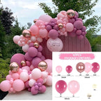 Macaron Pink Balloon Garland Arch Kit Wedding Birthday Party Decoration Kids Globos Rose Gold Confetti Latex Ballon Baby Shower - Originalsgroup