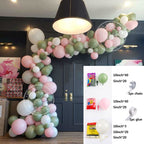 1set Retro Green Balloon Garland Arch Kit Avocado Green Balloon Wedding Birthday Party Decorations Baby Shower Kids Decoration - Originalsgroup