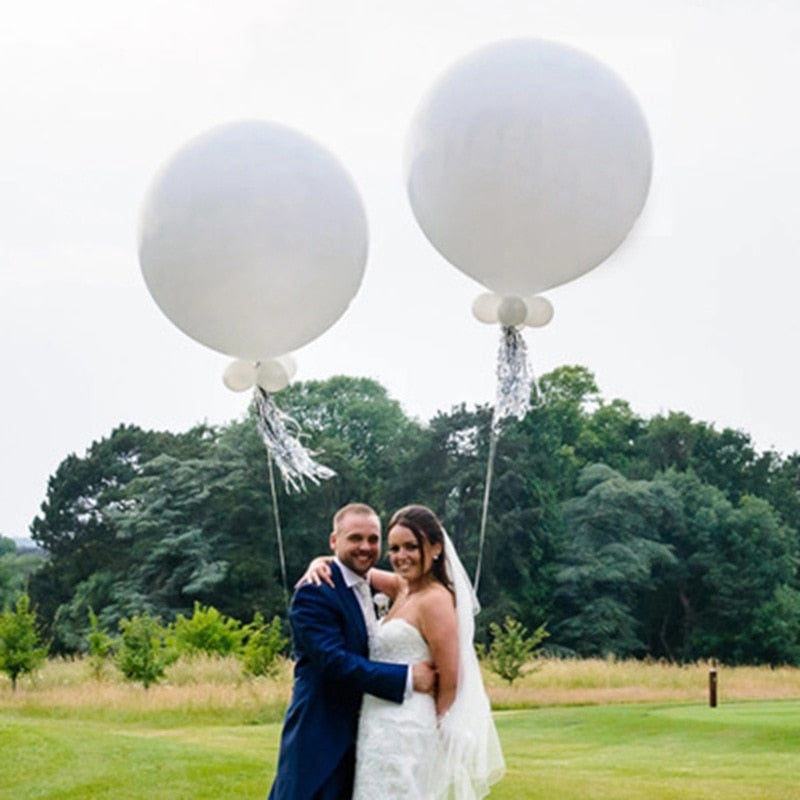 101pcs Silver 4D White Balloons Garland Silver Confetti Balloon Arch Birthday Baby Shower Wedding Anniversary Party Decorations - Originalsgroup