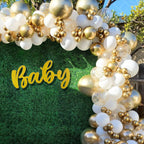 White Gold Balloon Garland Arch Kit Happy Birthday Party Decoration Kids Wedding Birthday Balloon Latex Baloon Baby Shower - Originalsgroup