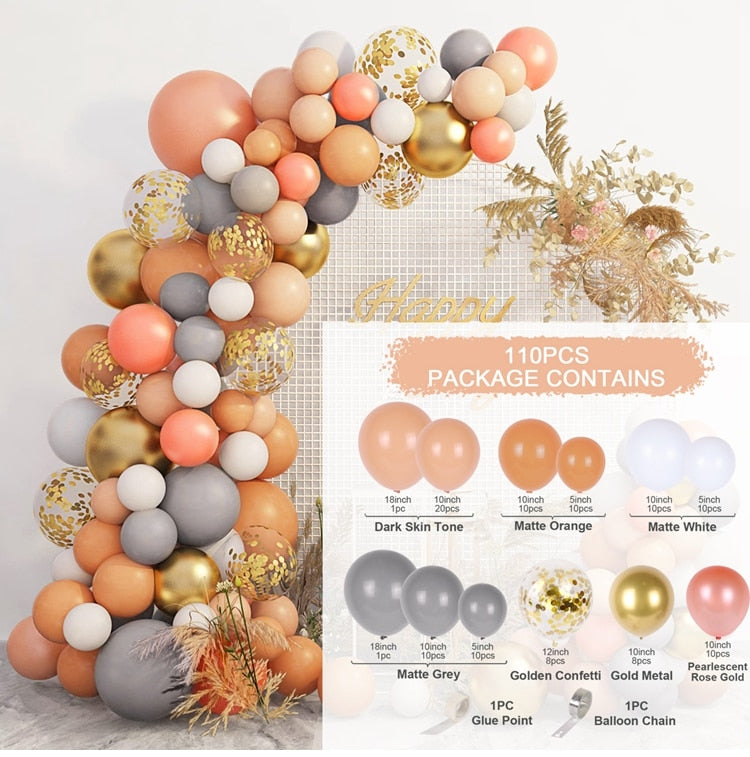 Macaron Pink Balloon Garland Arch Kit Wedding Birthday Party Decoration Kids Globos Rose Gold Confetti Latex Ballon Baby Shower - Originalsgroup
