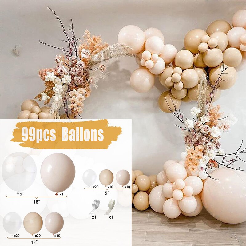 Baby Shower Birthday Balloons Blue Metallic Balloon Garland Arch Kit Welcome Girl Baptism Confetti Birthday Party Decoration - Originalsgroup