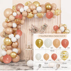 Macaron Pink Balloon Garland Arch Kit Wedding Birthday Party Decoration Kids Globos Rose Gold Confetti Latex Ballon Baby Shower - Originalsgroup