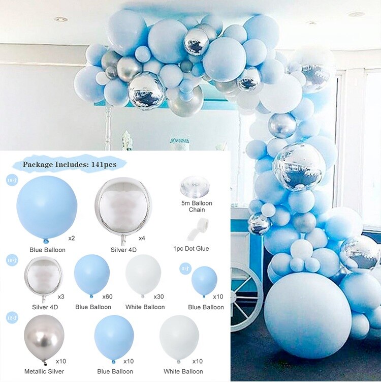 Macaron Balloons Garland Latex Ballons Arch Happy Birthday Party Decor Kids Adult Wedding Baloon Chain Baby Shower Balloon - Originalsgroup