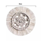 Home Creative Cotton Braid Coaster Handmade Macrame Cup Cushion Bohemia Style Non-slip Cup Mat - Originalsgroup