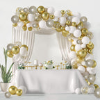 White Gold Balloon Garland Arch Kit Happy Birthday Party Decoration Kids Wedding Birthday Balloon Latex Baloon Baby Shower - Originalsgroup