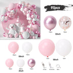 Macaron Pink Balloon Garland Arch Welcome Baby Shower Valentines Day Birthday Party Wedding Decoration Anniversaire Latex Baloon - Originalsgroup