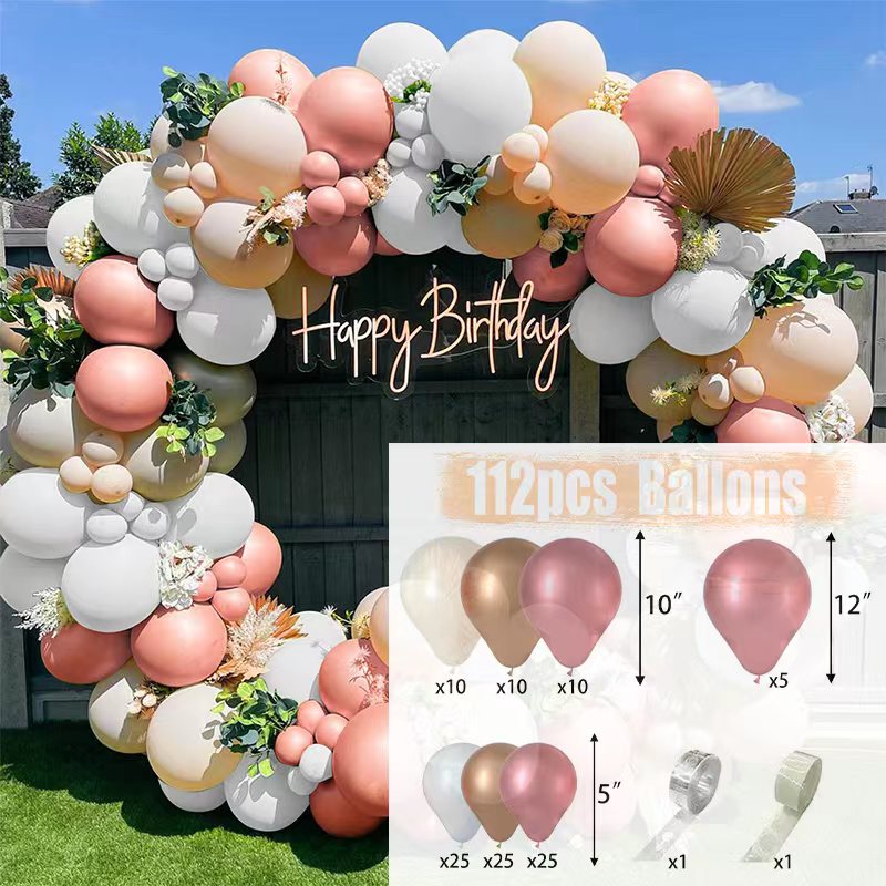 Baby Shower Birthday Balloons Blue Metallic Balloon Garland Arch Kit Welcome Girl Baptism Confetti Birthday Party Decoration - Originalsgroup
