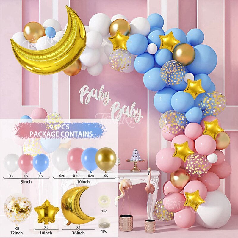 Macaron Balloons Garland Latex Ballons Arch Happy Birthday Party Decor Kids Adult Wedding Baloon Chain Baby Shower Balloon - Originalsgroup