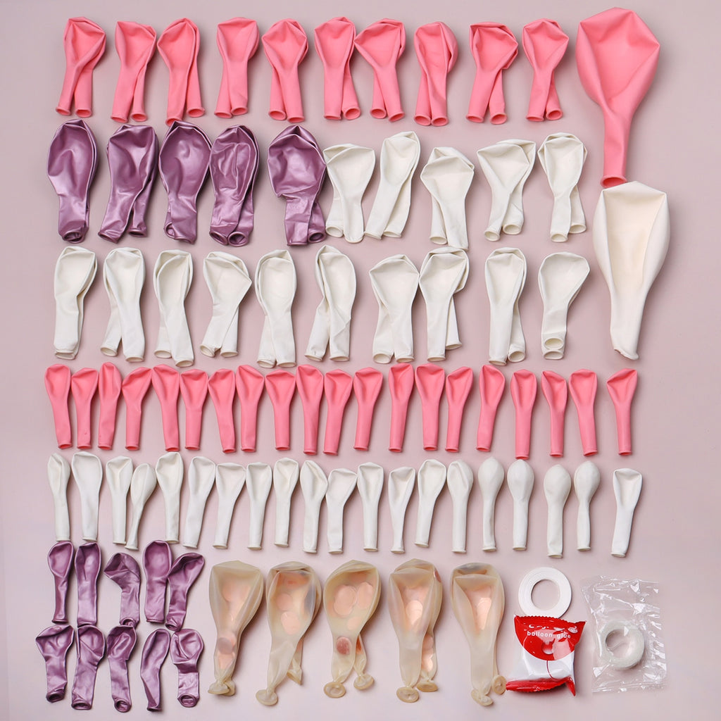 Macaron Pink Balloon Garland Arch Welcome Baby Shower Valentines Day Birthday Party Wedding Decoration Anniversaire Latex Baloon - Originalsgroup