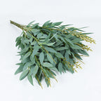 Silk Artificial Willow Bouquet Fake Green Leaves for Wedding Home Garden Vase Decoration Jungle Party DIY Plants Wreath - Originalsgroup