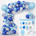 Blue Macaron Balloon Garland Arch Kit Birthday Party Decor Foil Latex Ballon Wedding Birthday Party Baby Shower Kids Baloon - Originalsgroup