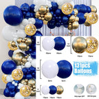Baby Shower Birthday Balloons Blue Metallic Balloon Garland Arch Kit Welcome Girl Baptism Confetti Birthday Party Decoration - Originalsgroup